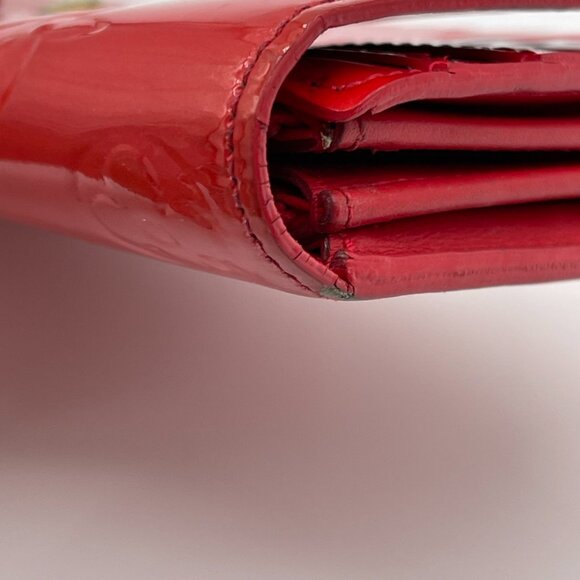 Louis Vuitton Womens Red Vernis Sarah Continental Wallet - Picture 7 of 11